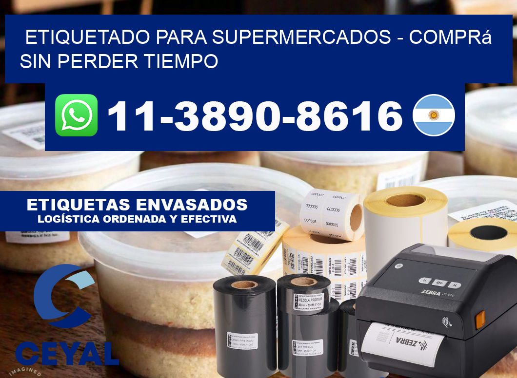 ETIQUETADO PARA SUPERMERCADOS - Comprá sin perder tiempo