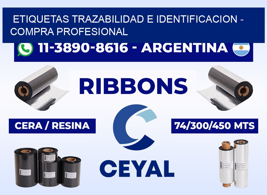 ETIQUETAS TRAZABILIDAD E IDENTIFICACION - Compra profesional