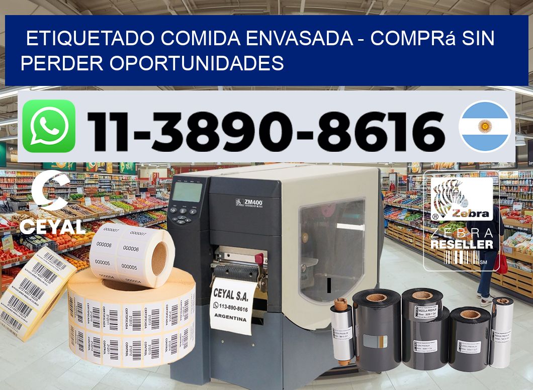 Etiquetado comida envasada - Comprá sin perder oportunidades