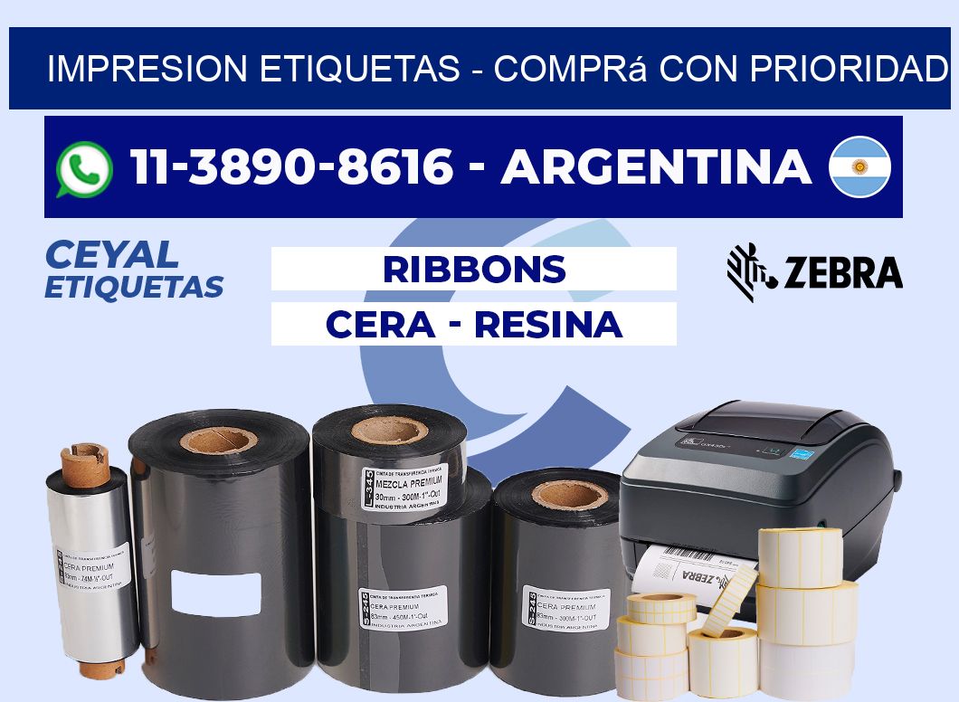 IMPRESION ETIQUETAS - Comprá con prioridad