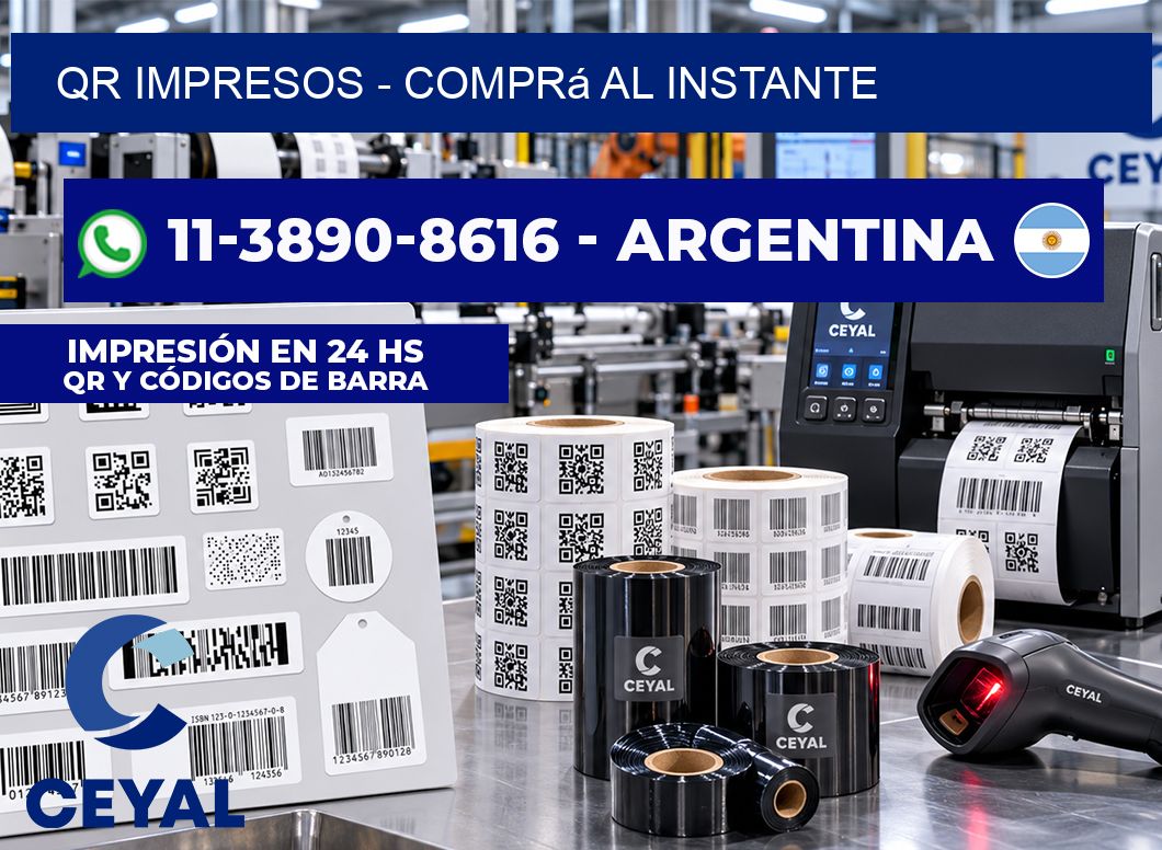 QR Impresos - Comprá al instante