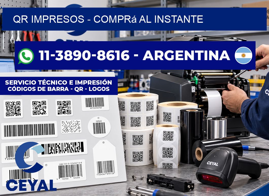 QR Impresos - Comprá al instante