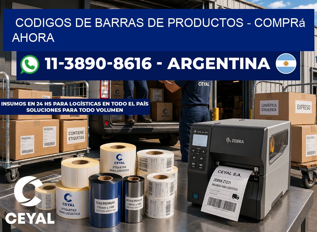 codigos de barras de productos - Comprá ahora
