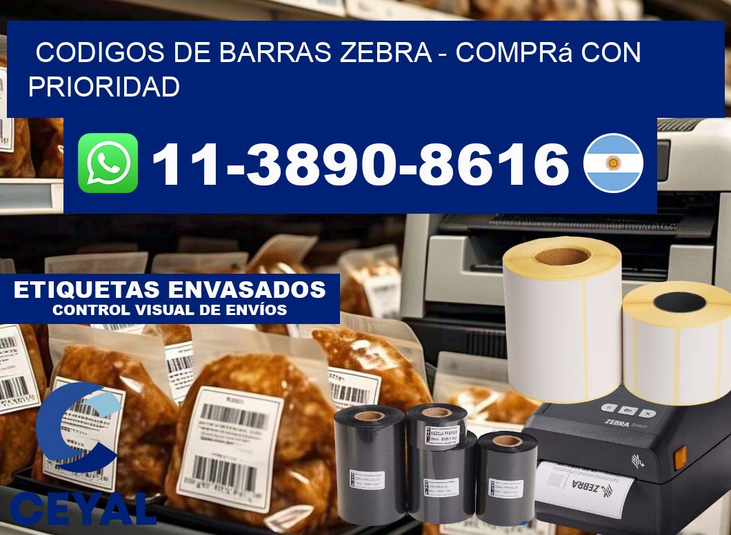 codigos de barras zebra - Comprá con prioridad