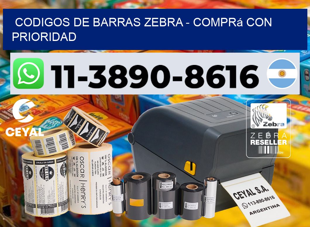 codigos de barras zebra - Comprá con prioridad