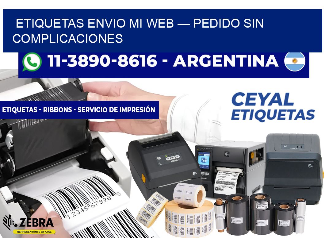 etiquetas envio mi web — Pedido sin complicaciones