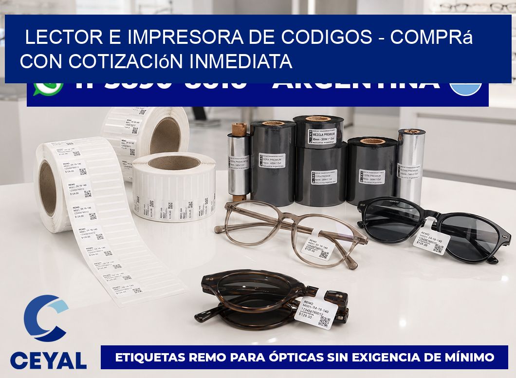 lector e impresora de codigos - Comprá con cotización inmediata