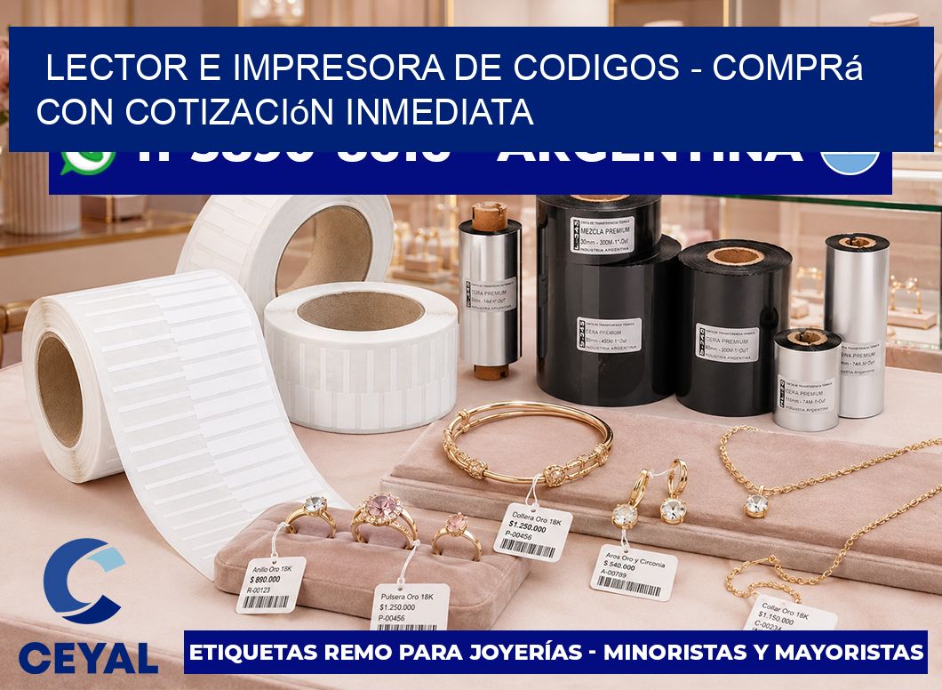 lector e impresora de codigos – Comprá con cotización inmediata