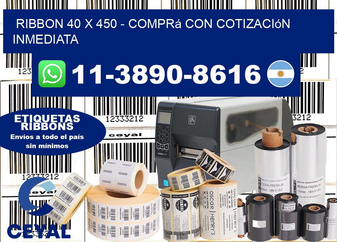 ribbon 40 x 450 - Comprá con cotización inmediata