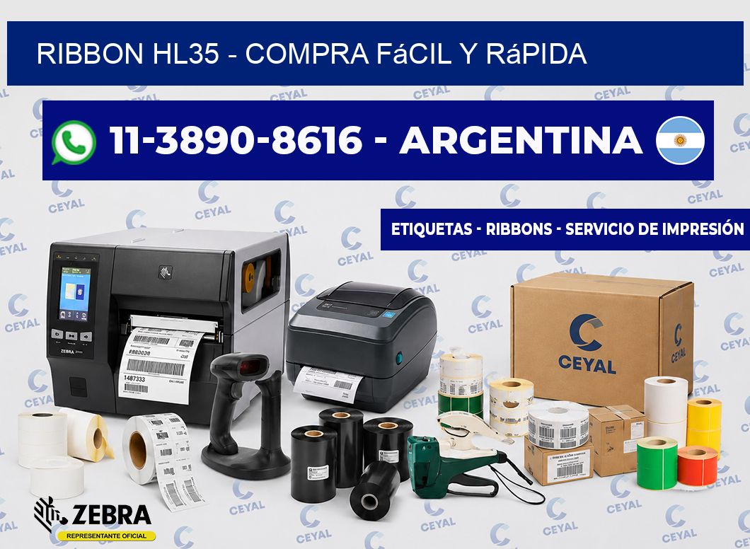ribbon hl35 - Compra fácil y rápida