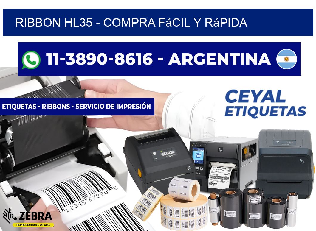 ribbon hl35 - Compra fácil y rápida