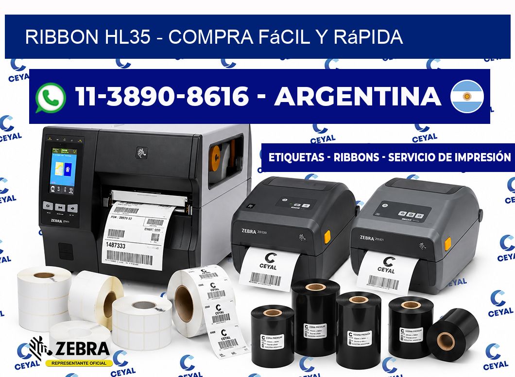 ribbon hl35 - Compra fácil y rápida