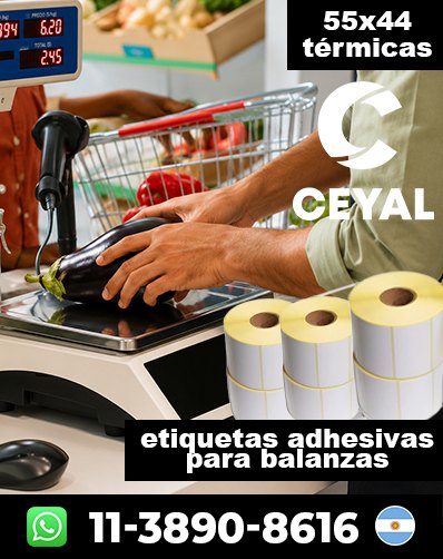 ETIQUETAS ROLLO BALANZA - Tu pedido rápido