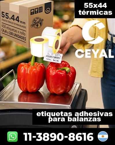 ETIQUETAS ROLLO BALANZA – Tu pedido rápido
