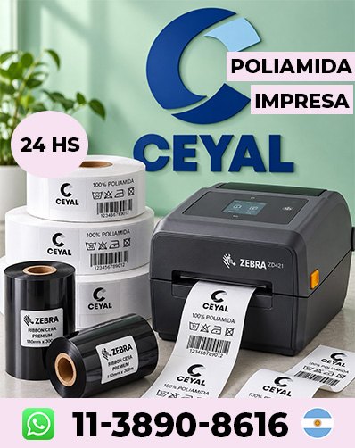 Etiquetas para Clasificar Mercadería de Indumentaria argentina