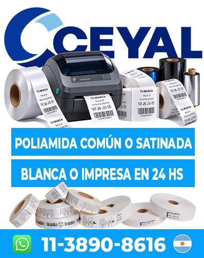 Etiquetas para Clasificar Mercadería de Indumentaria argentina