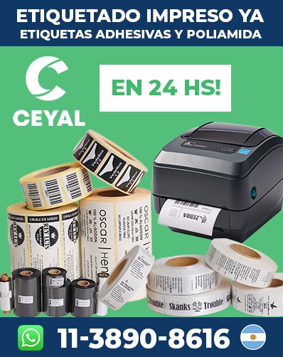 IMPRESORA DE ETIQUETAS AVELLANEDA BUENOS AIRES ARGENTINA