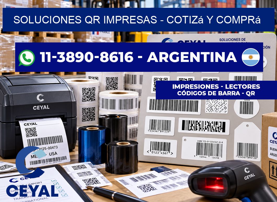 Soluciones QR Impresas - Cotizá y comprá