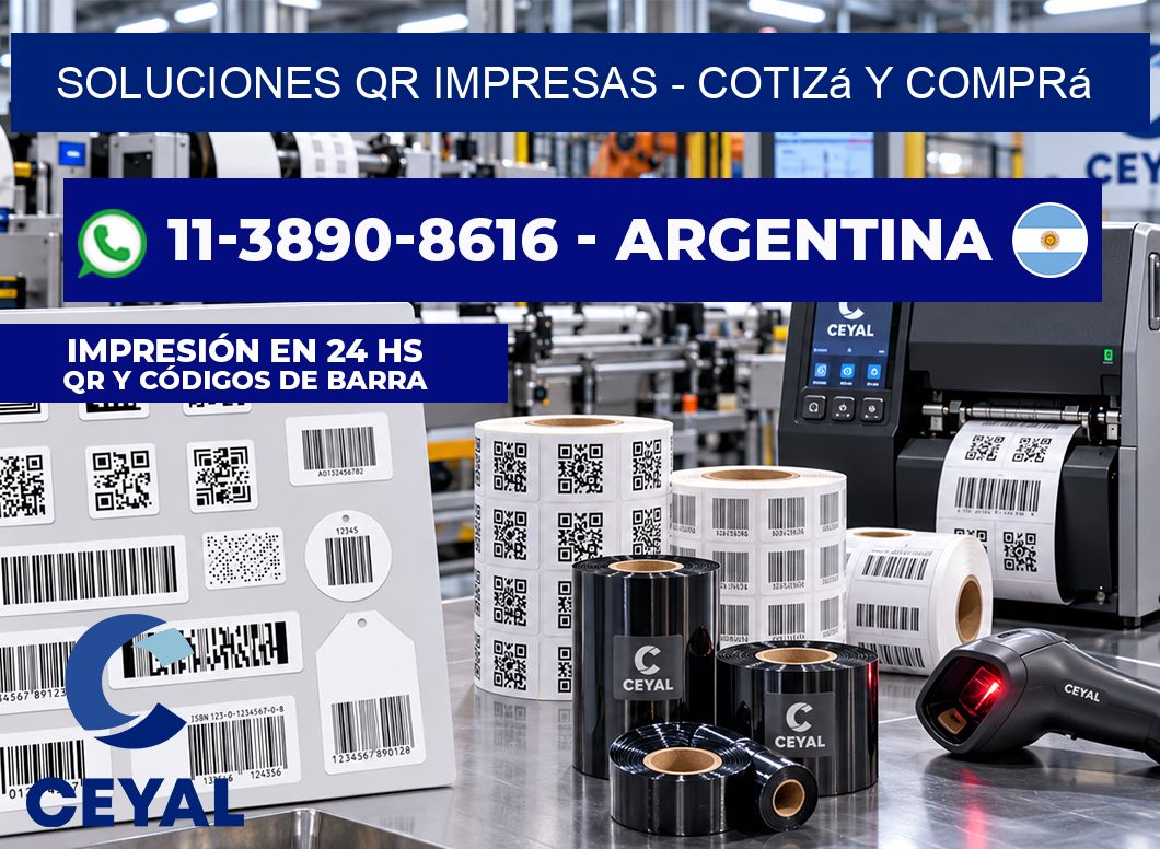 Soluciones QR Impresas – Cotizá y comprá