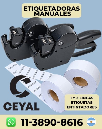 etiquetadora manual open 2 linea Arg