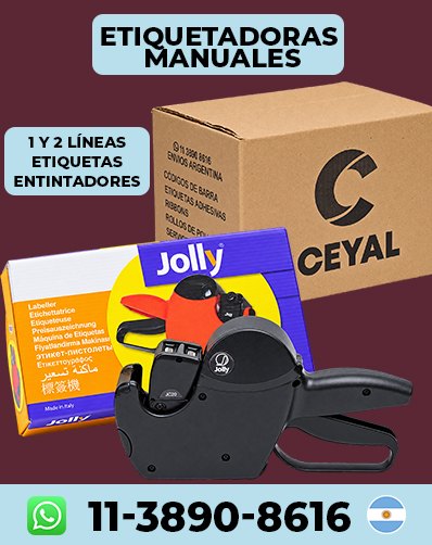 etiquetadora manual open 2 linea Arg